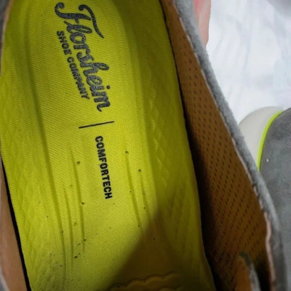 Florsheim Fuel Knit Plain Toe Oxford gray Shoe size 12 - Picture 5 of 7